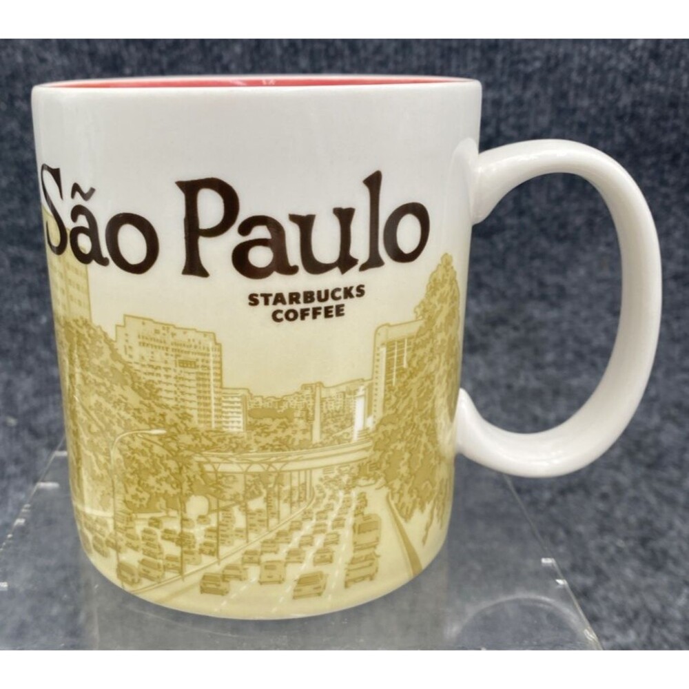 Starbucks São Paulo Brazil Global Icon Series Coffee Mug 16 oz 2013 SKU 01101647